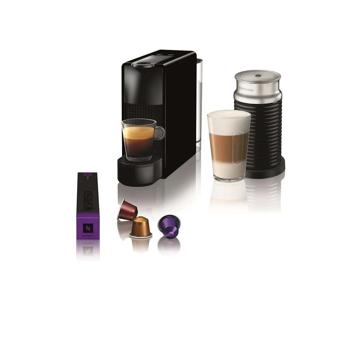 Krups Nespresso Essenza Mini + Aeroccino XN1118 Zwart Nespresso