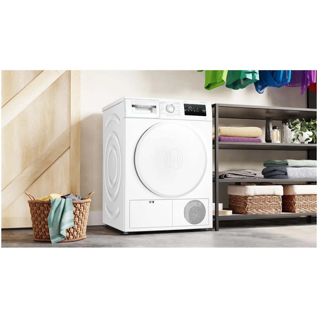 Bosch WQG235D9NL, een 8KG zuinige en stille warmtepomp droger