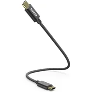 Hama USB-Kabel, USB-C naar USB-C, 0,2 m Zwart