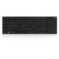 Rapoo E2710 Draadloos multimedia toetsenbord met touchpad Zwart