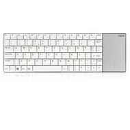 Rapoo E2710 Draadloos multimedia toetsenbord met touchpad Wit