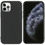 Accezz Color Case voor Apple  iPhone 12 (Pro) Zwart