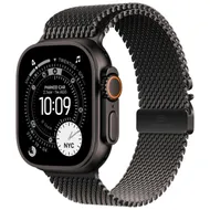 Apple Watch Ultra 3 GPS + Cellular 49mm met Milanese Loop - Medium Zwart