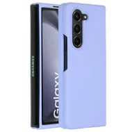 Accezz Liquid Silicone Backcover Samsung Galaxy Z Fold 5 Paars