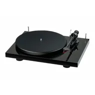 Pro-Ject Debut E Carbon Phono 2M Red Hoogglans zwart