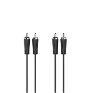 Hama AUDIOKABEL, 2 CINCH-STEKKERS - 2 CINCH-STEKKERS, 1,5 M