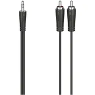 Hama AUDIOKABEL, 3,5-MM-JACK-STEKKER - 2 CINCH-STEKKER, STEREO, 1,5 M