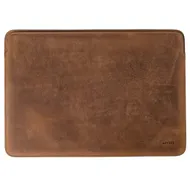 Accezz Leather hoes voor MacBook 16 inch Lichtbruin