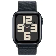 Apple Watch SE (2022) 40mm Midnight Aluminium Sport Loop Middernacht