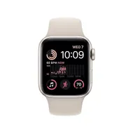 Apple Watch SE (2022) 40mm Starlight Aluminium Sportband S/M Sterrenlicht