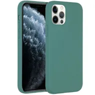 Accezz Liquid Silicone voor Apple iPhone 12 (Pro) Donkergroen