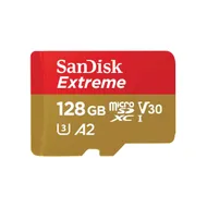 SanDisk MicroSDXC Extreme 128GB 190/90 mb/s - A2 - V30 - SDA - Rescue Pro DL 1Y