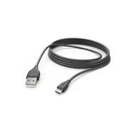 Hama USB-Kabel, USB-A naar Micro-USB, 3 m Zwart