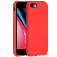 Accezz Liquid Silicone voor Apple iPhone SE (2022 / 2020) / 8 / 7 Rood