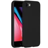 Accezz Liquid Silicone voor Apple iPhone SE (2022 / 2020) / 8 / 7 Zwart