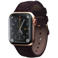 Njord Eldur Watchband voor Apple Watch 44 mm Aubergine