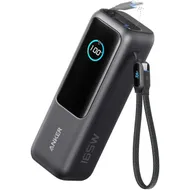 Anker Power Bank (25K 165W Built-In USB-C and Retractable Cable)