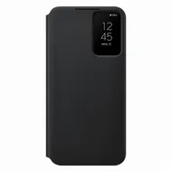 Samsung Galaxy S22 Plus Clear View Book Case Zwart