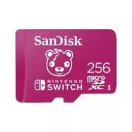 SanDisk MicroSDXC Extreme Gaming 256GB Nintendo licensed Fortnite Cuddle team