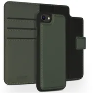 Accezz Premium Leather 2 in 1 Wallet Book Case voor Apple iPhone SE (2022 / 2020) / 8 / 7 / 6(s) Groen
