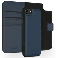 Accezz Premium Leather 2 in 1 Wallet Book Case voor Apple iPhone SE (2022 / 2020) / 8 / 7 / 6(s) Donkerblauw