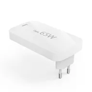 Hama Snellader 2x USB-C 1x USB-A platte mini-oplader PD  65 W Wit