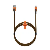 Xtorm Xtreme USB-A / Lightning kabel 1,5m Zwart/oranje
