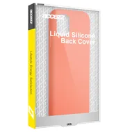 Accezz Liquid Silicone Backcover iPhone 15 Pro Oranje