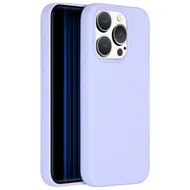 Accezz Liquid Silicone Backcover iPhone 15 Pro Paars