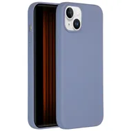 Accezz Liquid Silicone Backcover iPhone 15 Plus Grijs
