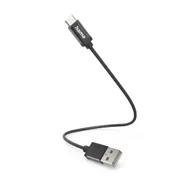 Hama Charging Cable USB-A USB-C 0.2 m Nylon Zwart