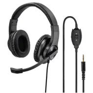 Hama PC-Office-headset HS-P350, stereo Zwart