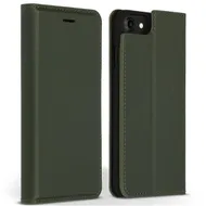 Accezz Premium Leather Slim Book Case voor Apple iPhone SE (2022 / 2020) / 8 / 7 / 6(s) Groen