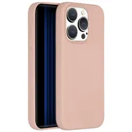 Accezz Liquid Silicone Backcover iPhone 15 Pro Roze