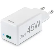 Hama Fast Charger USB-C PD/QC/GaN Super-Mini Charger 45 W Wit
