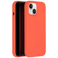 Accezz Liquid Silicone Backcover iPhone 15 Oranje