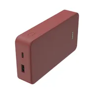 Hama Colour 20 Power Pack 20000 mAh 2 Outputs:USB-C USB-A Rood