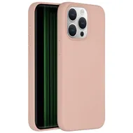 Accezz Liquid Silicone Backcover iPhone 15 Pro Max Roze