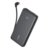 Anker Zolo Power Bank (20 000 mAh 22.5W Built-in USB-C Cable) Zwart