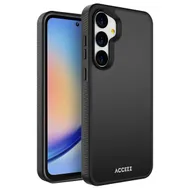Accezz Rugged Frosted Backcover Samsung Galaxy A35 Zwart