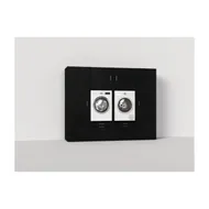 Wastoren CW-1-7-S Wasmachine kast Zwart/eiken