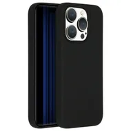 Accezz Liquid Silicone Backcover met MagSafe iPhone 15 Pro Zwart