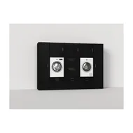 Wastoren CW-1-9-S Wasmachine kast Zwart/eiken
