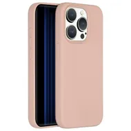 Accezz Liquid Silicone Backcover met MagSafe iPhone 15 Pro Roze