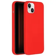 Accezz Liquid Silicone Backcover met MagSafe iPhone 15 Plus Rood