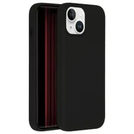 Accezz Liquid Silicone Backcover met MagSafe iPhone 15 Zwart