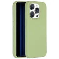 Accezz Liquid Silicone Backcover met MagSafe iPhone 15 Pro Groen