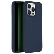 Accezz Liquid Silicone Backcover met MagSafe iPhone 15 Pro Max Donkerblauw