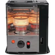 Qlima R 8128S C-2 stainless steel Zwart