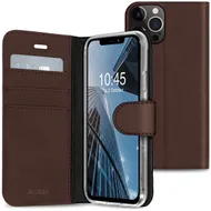 Accezz Wallet Case voor Apple iPhone 13 Pro Bruin